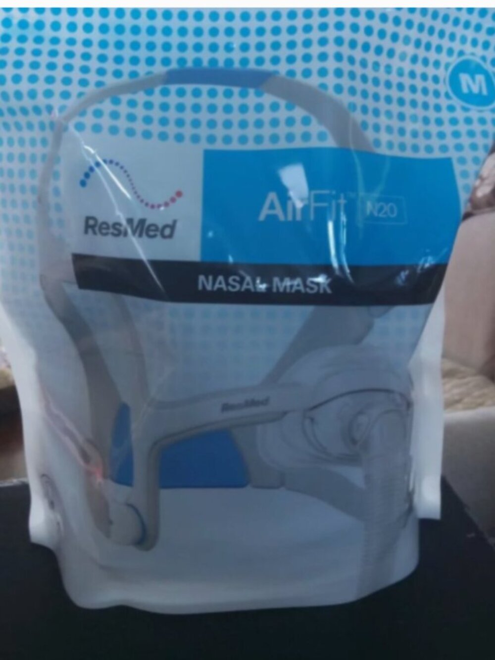 Resmed 63501 Airfit N20 Size Medium face nasal mask headgear New Sealed